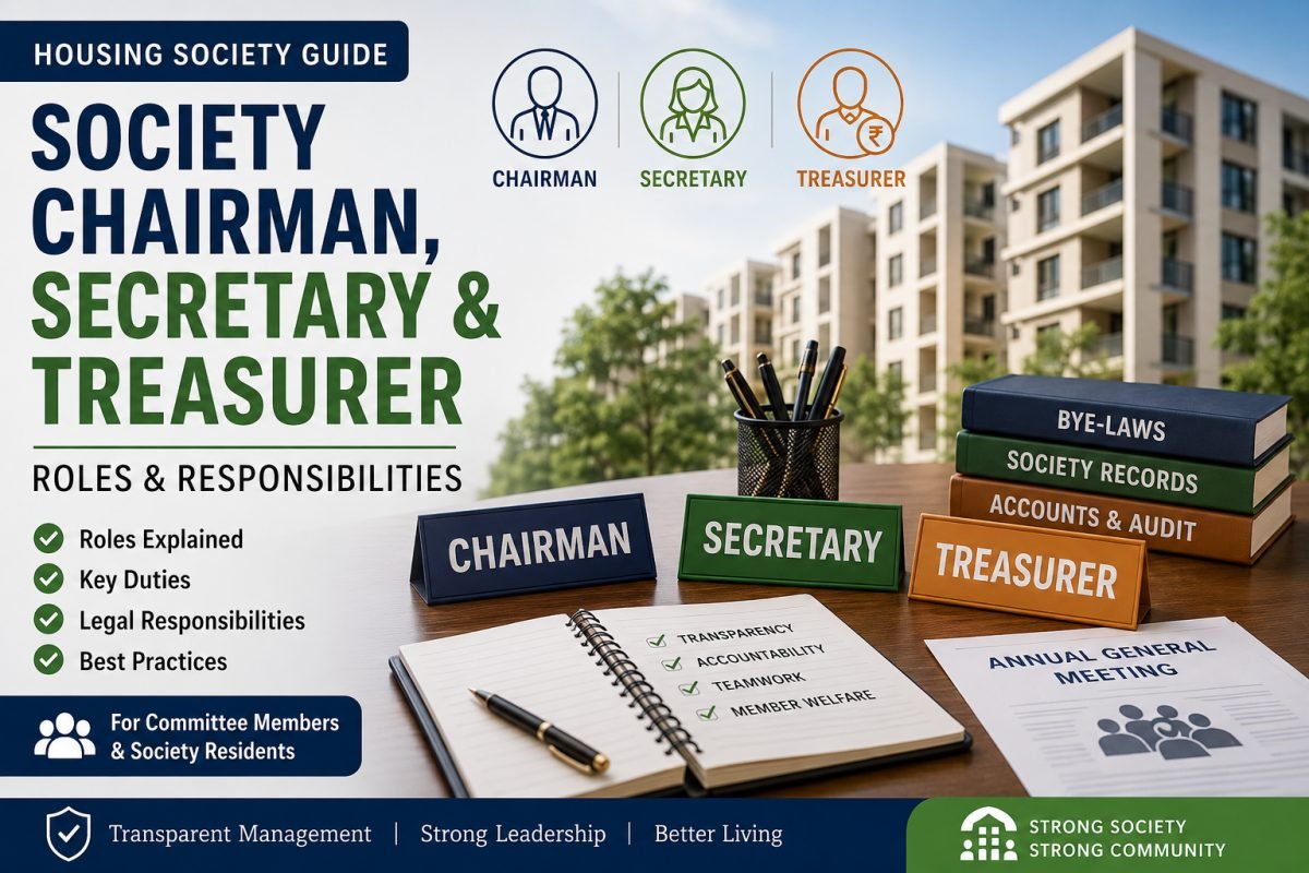 Society Chairman, Secretary & Treasurer – Roles and Responsibilities